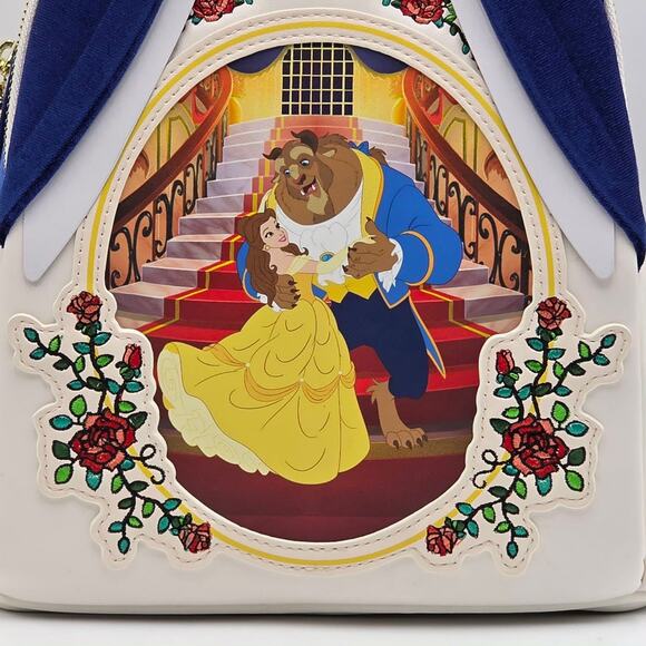 Loungefly Disney Beauty and the Beast Belle & Beast Velvet  display picture 3